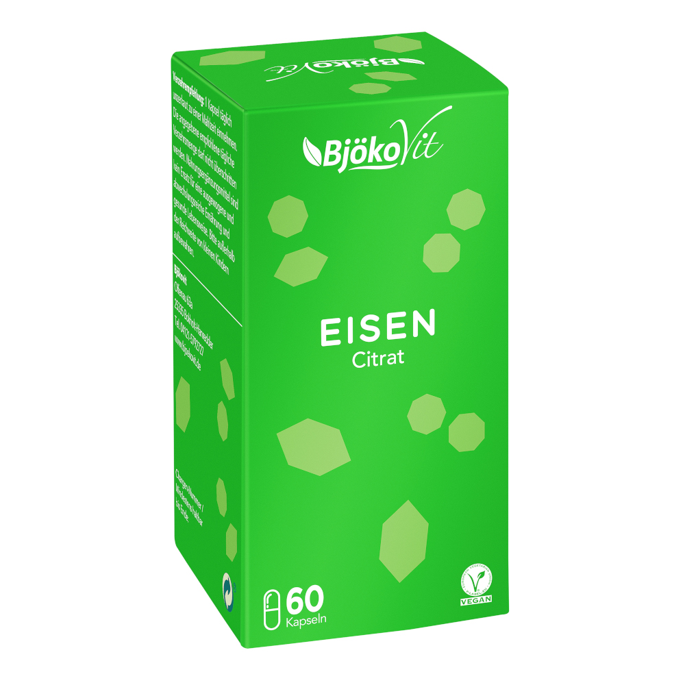 EISEN CITRAT Vegi-Kapseln 60 St Kapseln