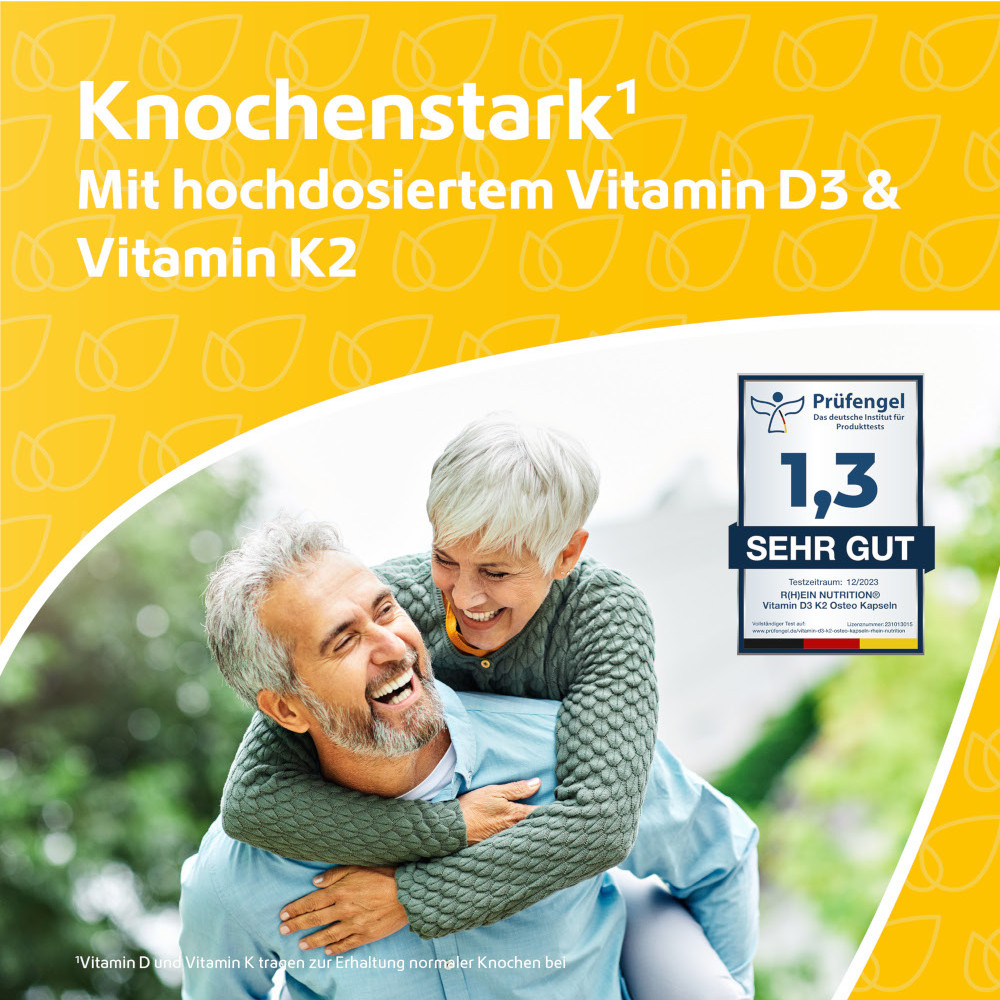 R(h)ein Nutrition Vitamin D3 + K2 Osteo 120 St Kapseln