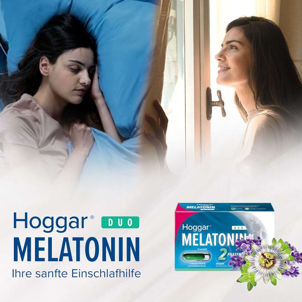Hoggar MELATONIN DUO 2 PHASEN-KAPSELN 30 St Kapseln