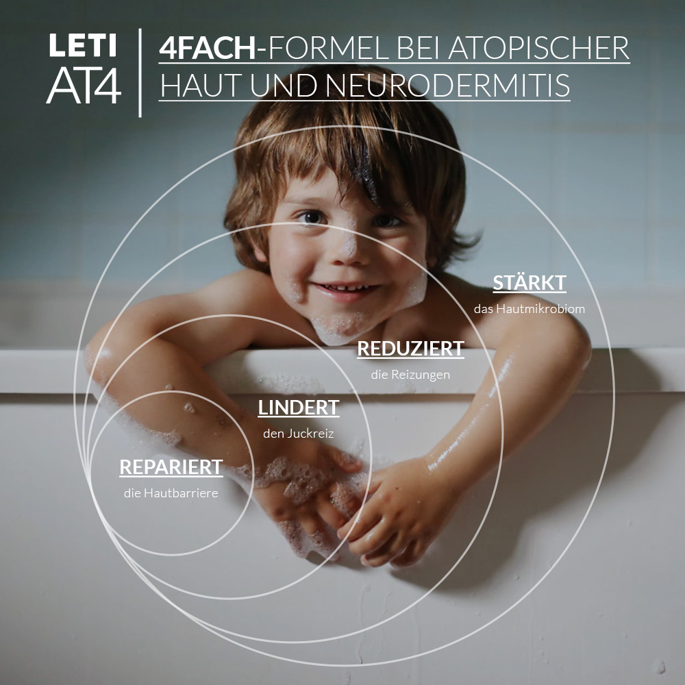 LETI AT4 Dusch- und Badegel - Jetzt 20% sparen 250 ml Gel