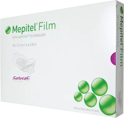 MEPITEL Film Folienverband 10x12 cm 10 St Verband