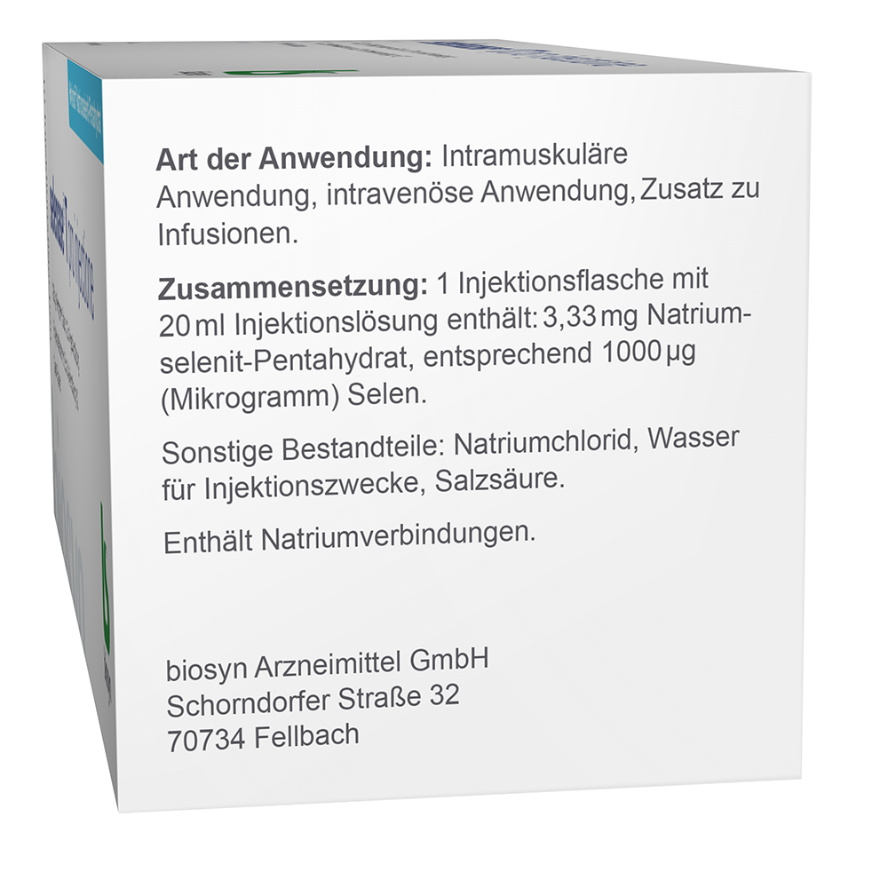 SELENASE T pro injectione 10X20 ml Injektionslösung