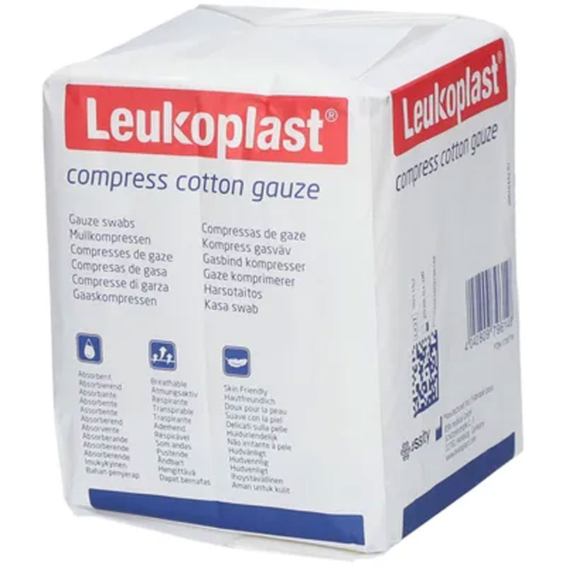 Leukoplast Kompressen 10x10cm 8-fach 100 St Kompressen