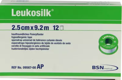LEUKOSILK 2,5 cmx9,2 m 12 St Pflaster