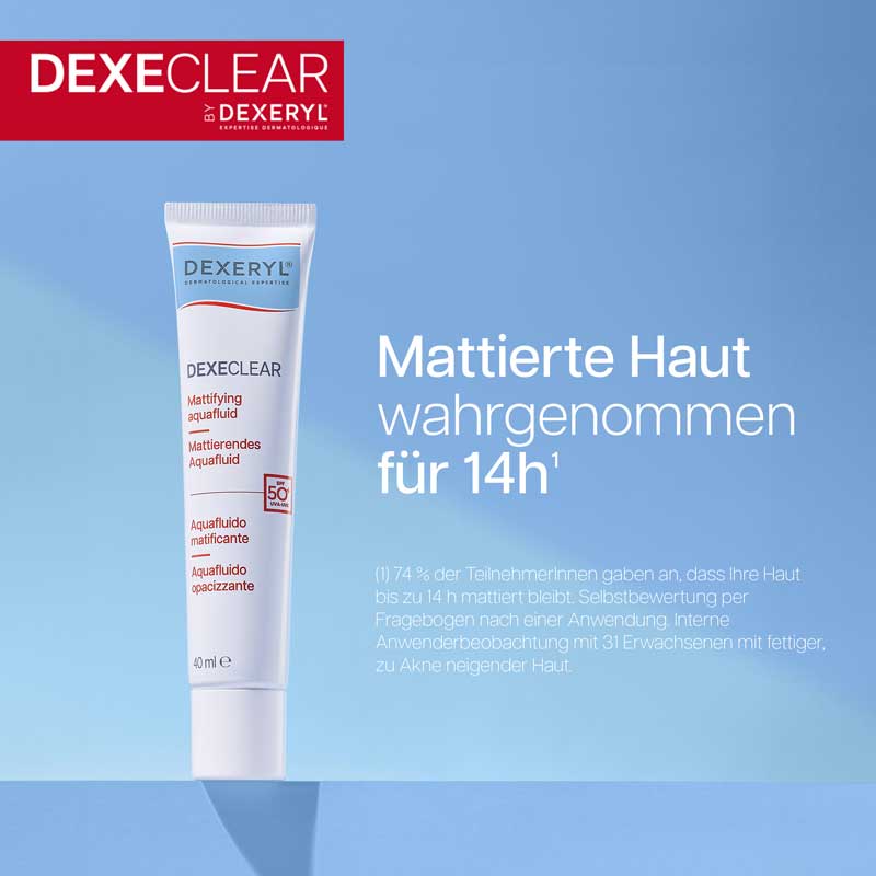 DEXERYL DEXECLEAR mattierendes Aquafluid SPF50+ 40 ml Emulsion