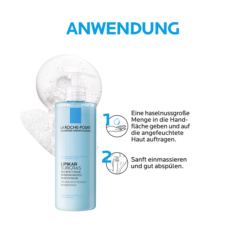 LA ROCHE-POSAY Lipikar Surgras Duschgel 400 ml Duschgel