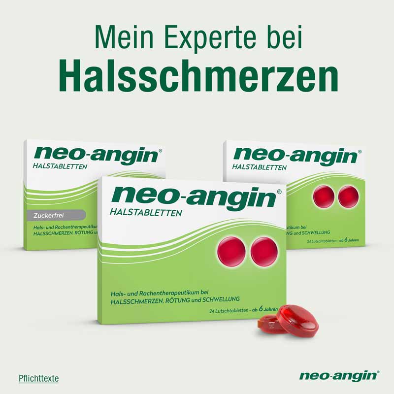 neo-angin HALSTABLETTEN 24 St Lutschtabletten