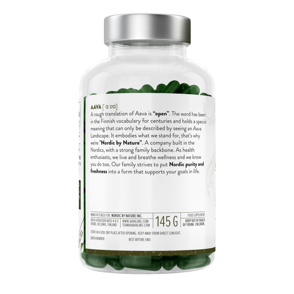 AAVALABS Organic Spirulina & Chlorella 200 St Kapseln