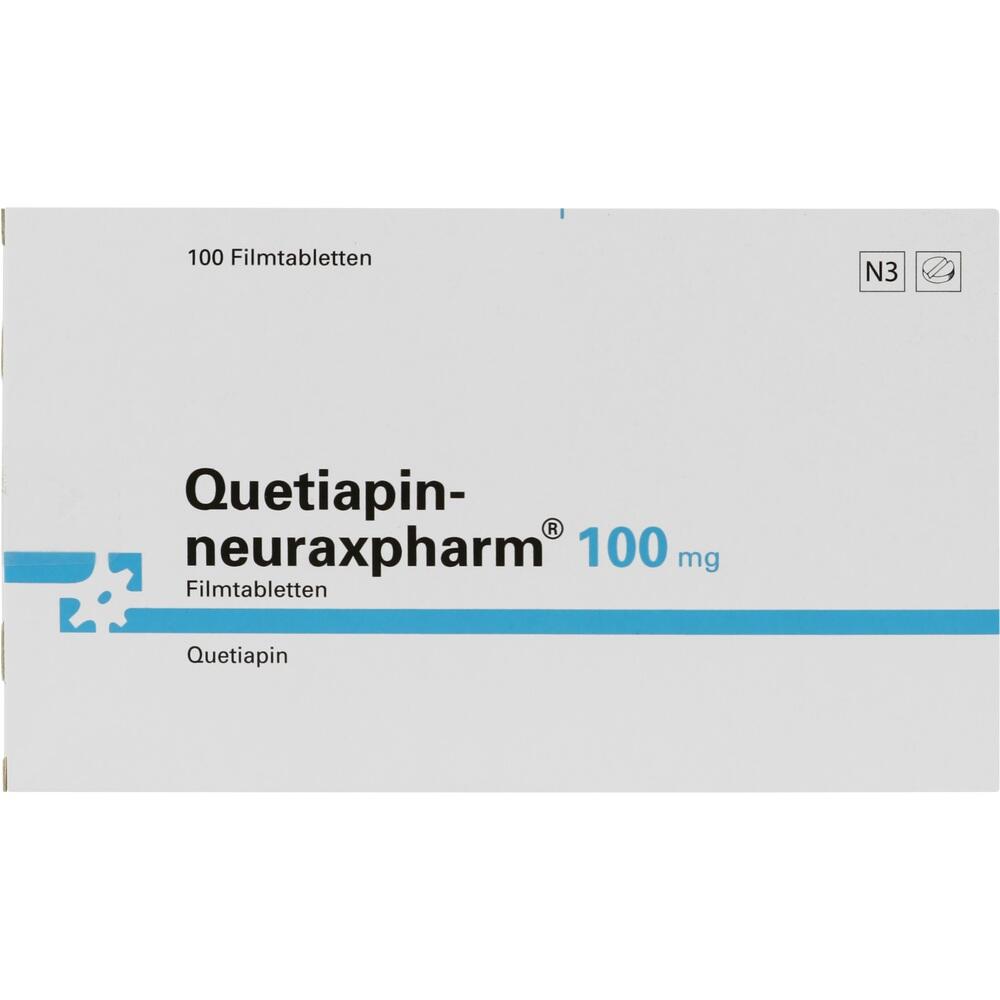 Quetiapin-neuraxpharm 100mg 100 St Filmtabletten