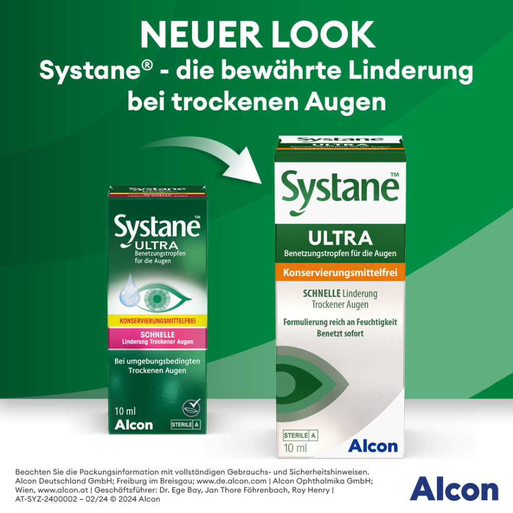 Systane ULTRA Konservierungsmittelfrei 10 ml Augentropfen