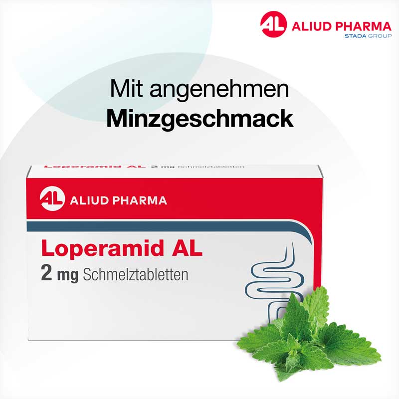 LOPERAMID AL 2 mg 12 St Schmelztabletten