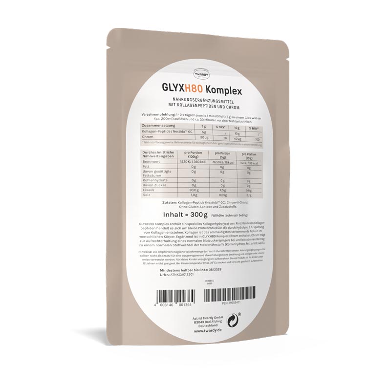 TWARDY GLYXH 80 Komplex 300 g Pulver