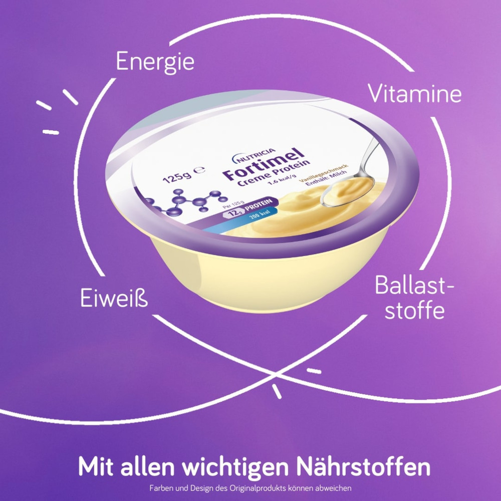 NUTRICIA Fortimel Creme Mischkarton  8X4X125 g Flüssigkeit