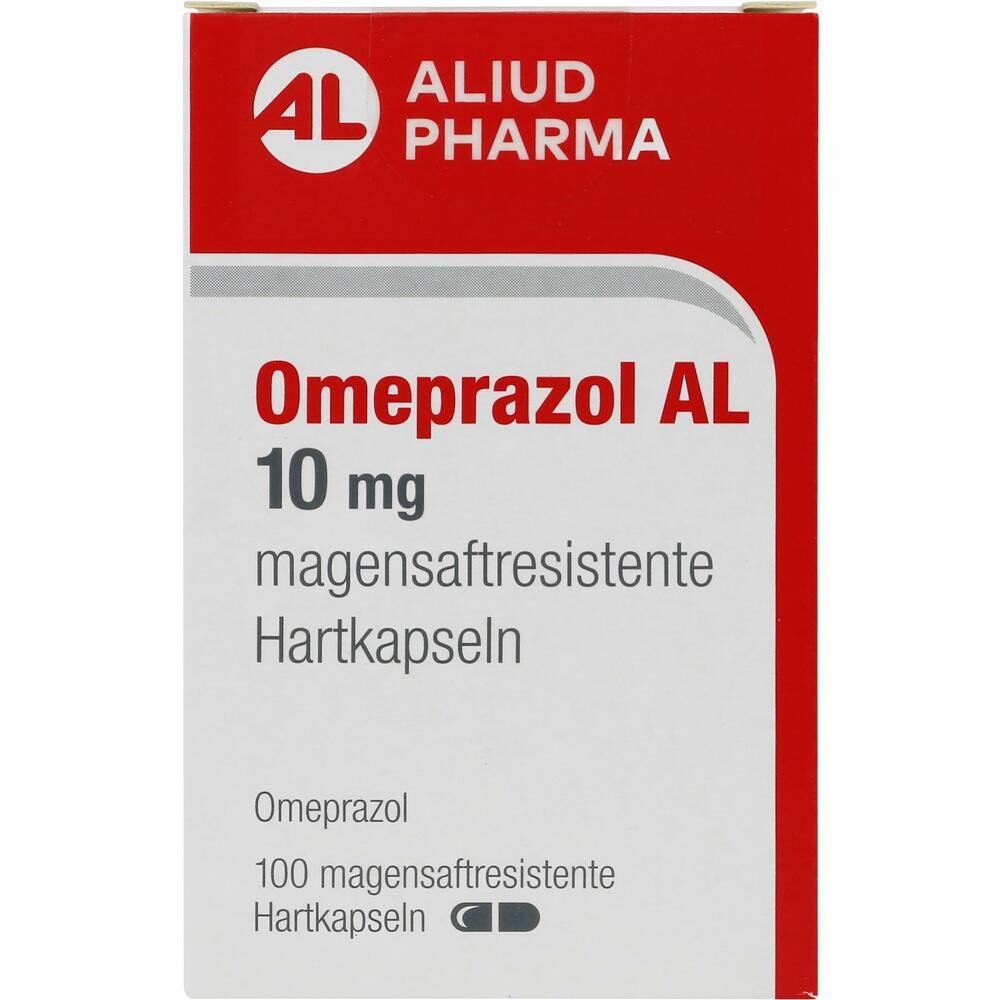 OMEPRAZOL AL 10mg 100 St Magensaftresistente Hartkapseln