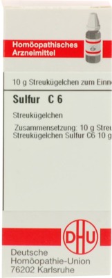 SULFUR C 6 Globuli 10 g Globuli