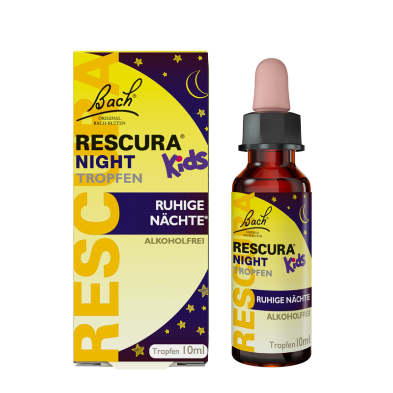 Bach RESCURA NIGHT TROPFEN Kids ALKOHOLFREI 10 ml Tropfen