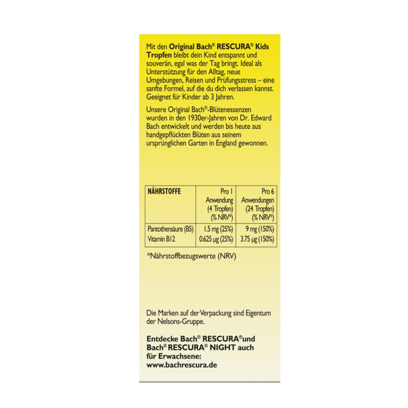 Bach RESCURA TROPFEN Kids ALKOHOLFREI 10 ml Tropfen