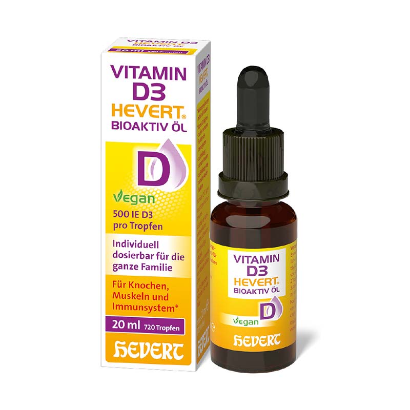 VITAMIN D3 HEVERT BIOAKTIV ÖL 20 ml Öl