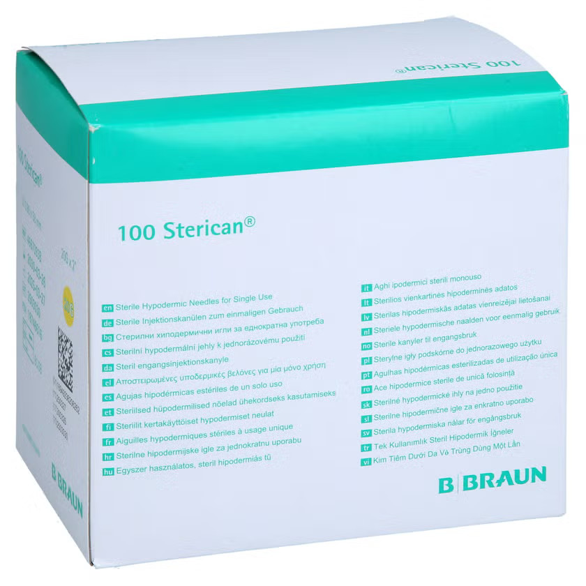 Sterican 20G 0,9x50mm gelb 100 St Kanüle