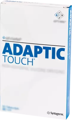 ADAPTIC Touch 5x7,6 cm nichthaft.Sil.Wundauflage 10 St Wundgaze