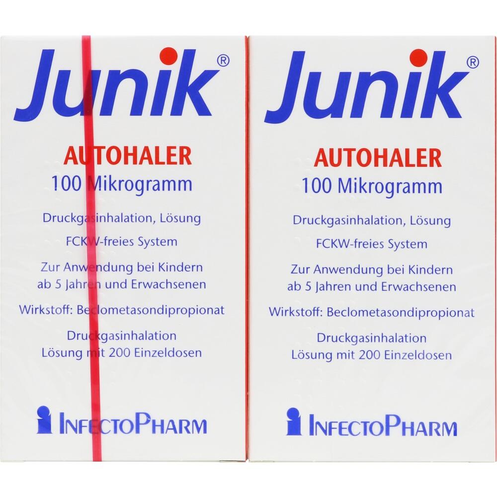 Junik 100 Mikrogramm Autohaler 2 St Dosieraerosol