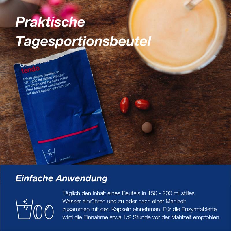orthomol tendo - Mikronährstoffe, Mangan und Kupfer - Granulat/Tablette/Kapseln
