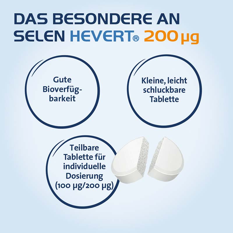 SELEN HEVRT 200 µg 200 St Tabletten