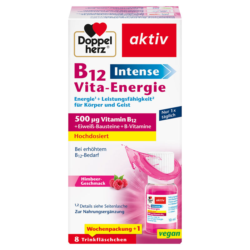 Doppelherz aktiv B12 Intense Vita-Energie 8 St Trinkampullen