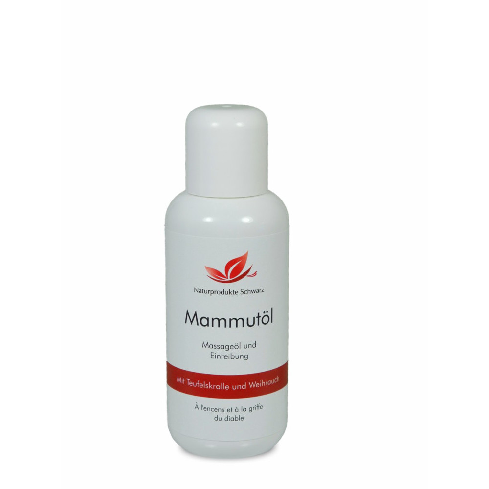 Mammutöl Massageöl und Einreibung  50 ml Öl