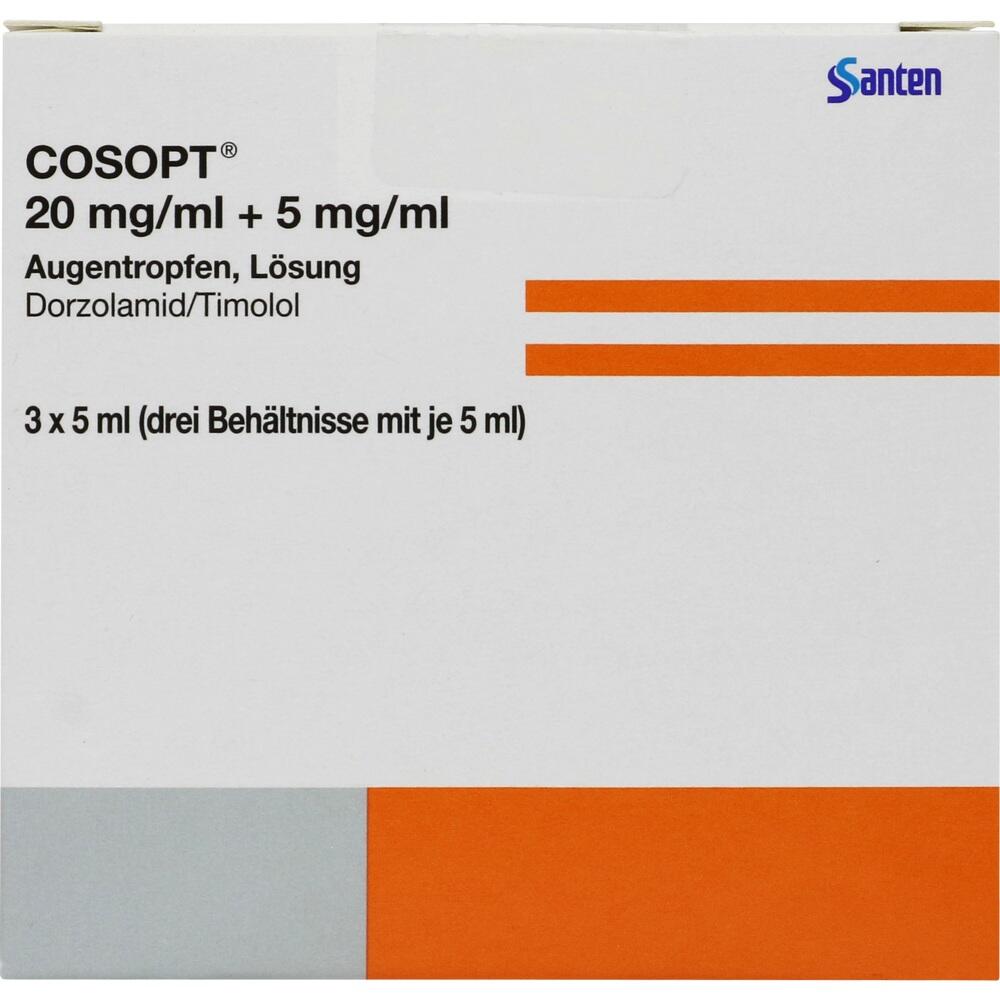 COSOPT 20mg/ml+5mg/ml 3X5 ml Augentropfen