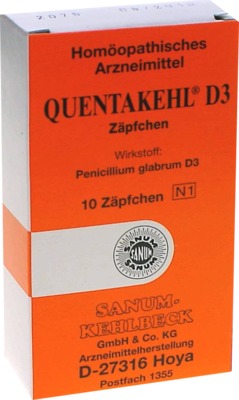 QUENTAKEHL D 3 Suppositorien 10 St Suppositorien