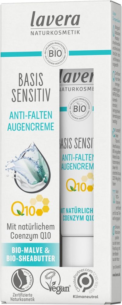 Lavera Basis Sensitiv Augencreme Q10 15 ml Augencreme