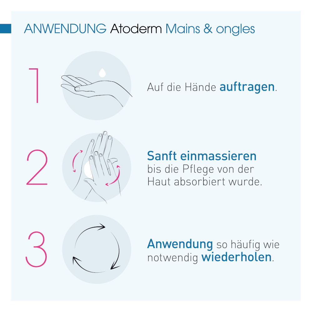 BIODERMA Atoderm Mains Handcreme 50 ml Creme