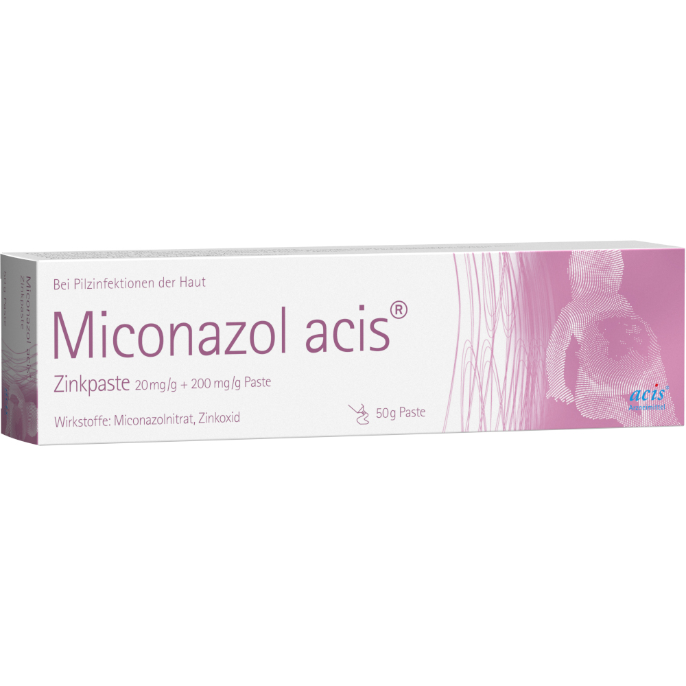Miconazol acis Zinkpaste 50 g Paste