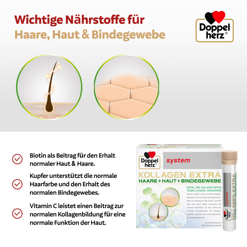 Doppelherz system KOLLAGEN EXTRA 30 St Trinkampullen