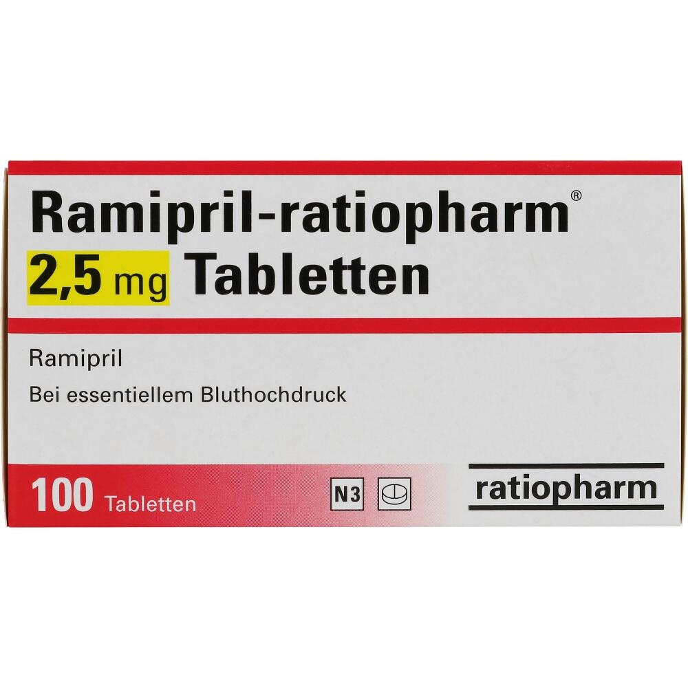 Ramipril-ratiopharm 2,5mg 100 St Tabletten