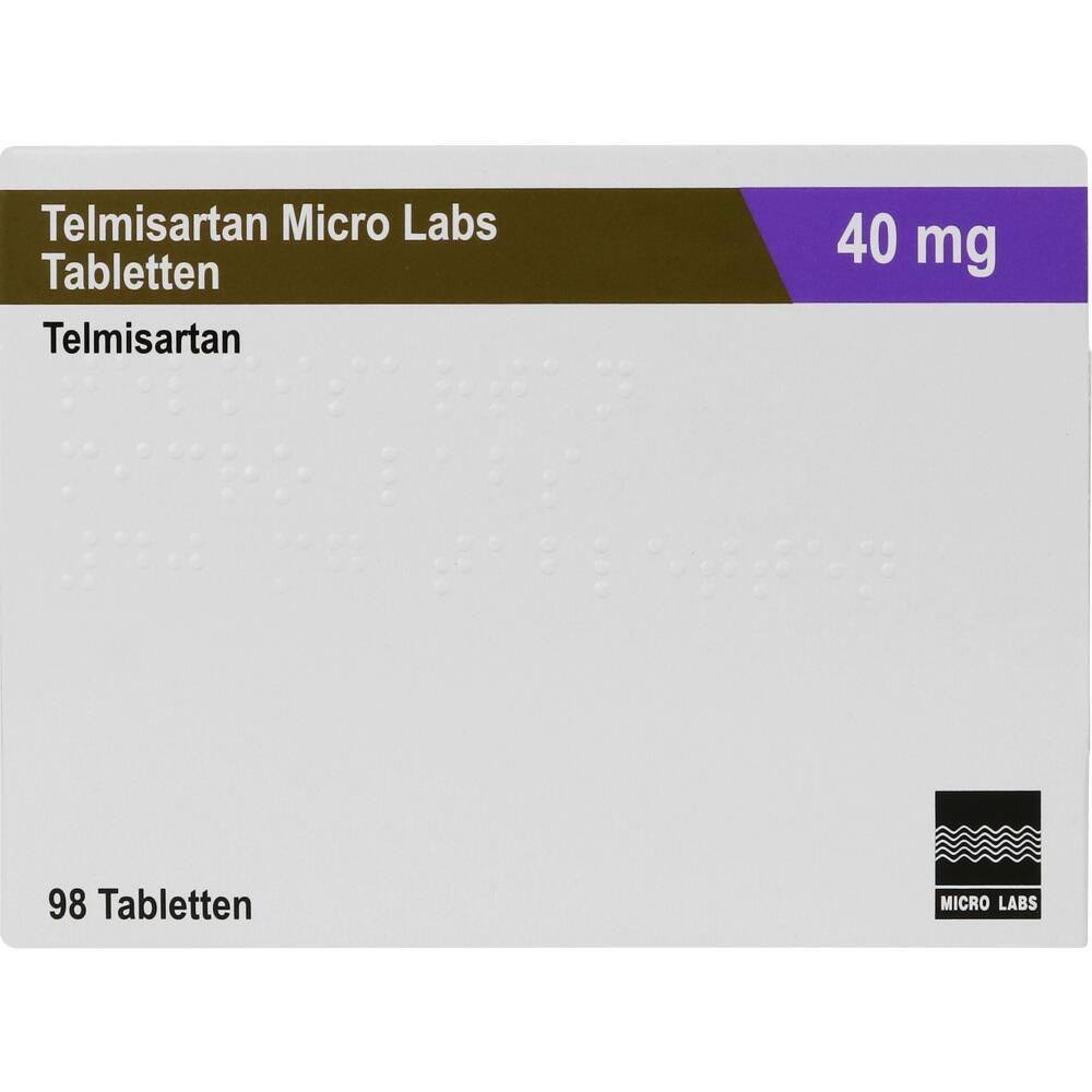 TELMISARTAN Micro Labs 40 mg Tabletten 98 St Tabletten