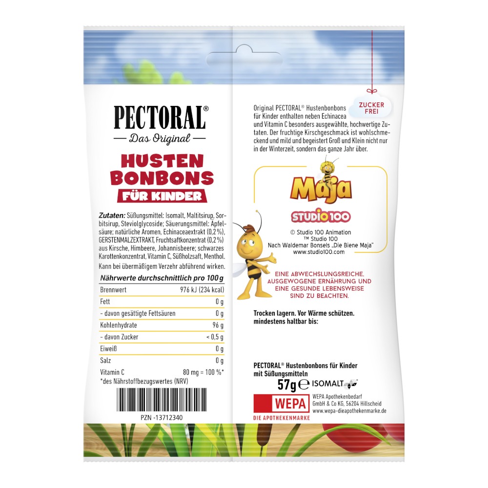 PECTORAL Maja Husten Bonbons für Kinder  57 g Bonbons