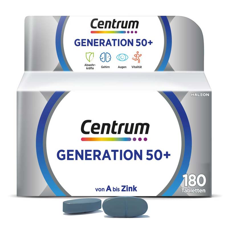 Centrum Generation 50+ 180 St Tabletten