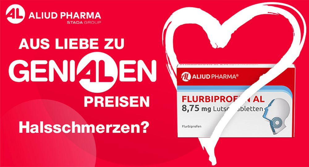 Flurbiprofen AL 8,75 mg Lutschtabletten bei Halsschmerzen
