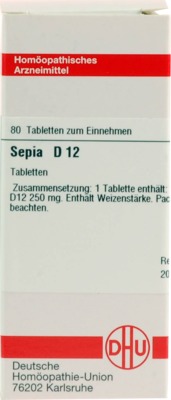 SEPIA D 12 80 St Tabletten