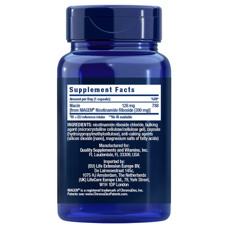 LIFE EXTENSION NAD+ Cell Formula 300mg 30 St Kapseln