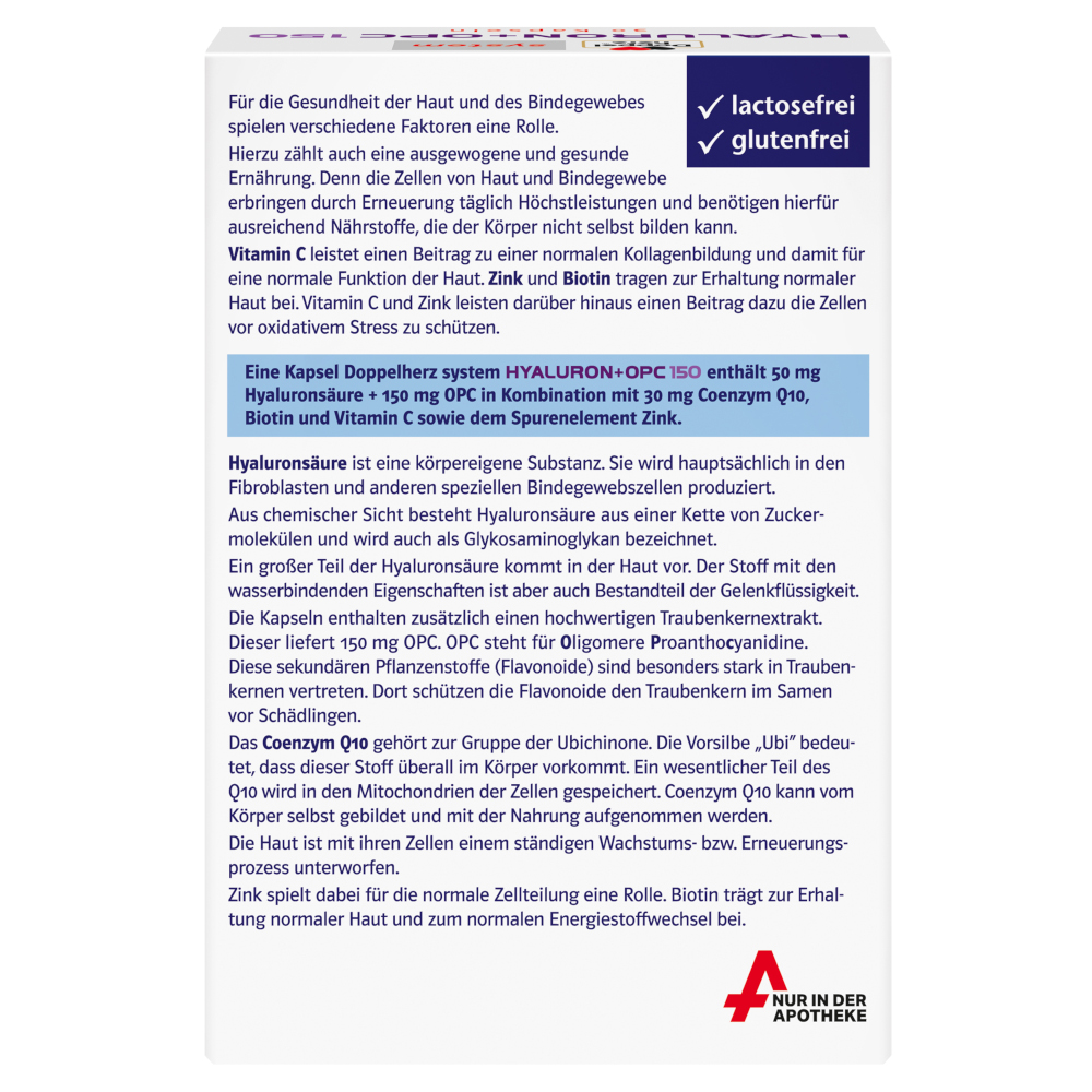 Doppelherz system HYALURON + OPC 150 30 St Kapseln