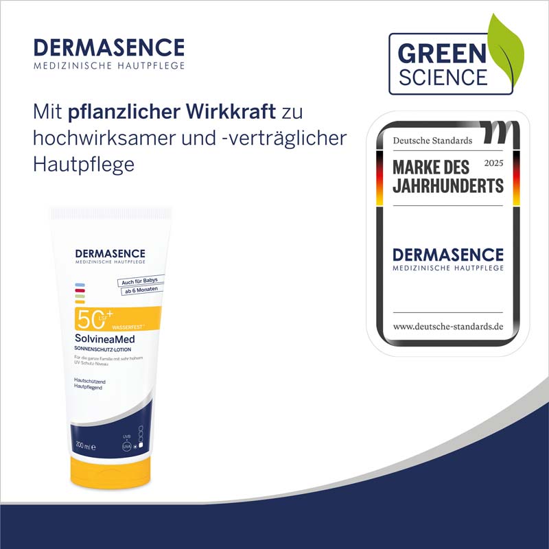 DERMASENCE SolvineaMed SONNENSCHUTZ-LOTION LSF 50+ 200 ml Lotion