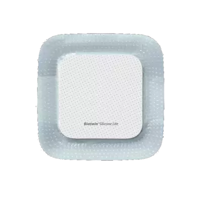 BIATAIN Silicone Lite Schaumverband 7,5x7,5 cm 10 St Verband