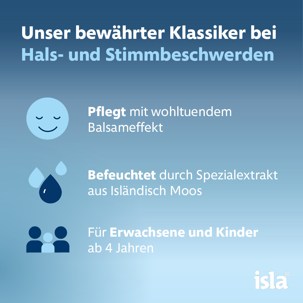 isla mint Halspastillen 60 St Pastillen