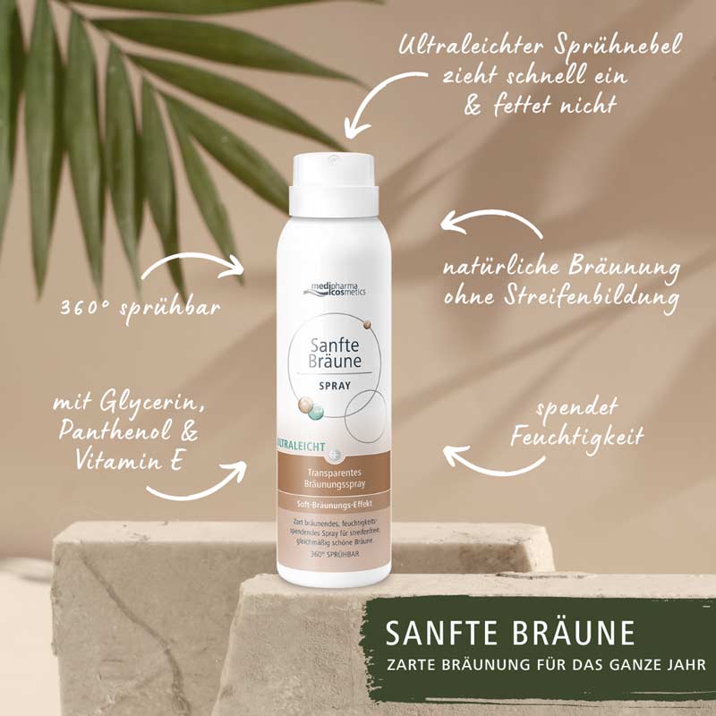 Sanfte Bräune Aerosol SPRAY ULTRALEICHT 150 ml Spray