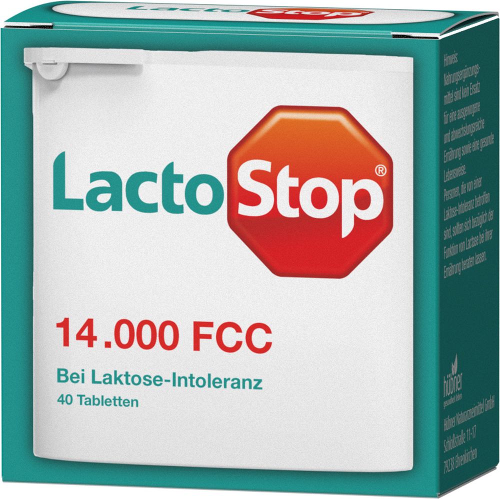 LactoStop 14000 FCC Tabletten Spender 40 St Tabletten