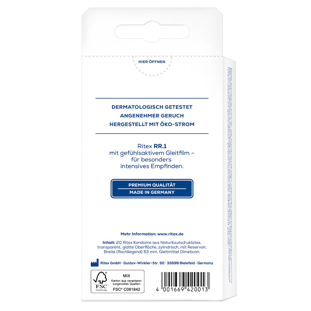 Ritex RR.1 Kondome 20 St Kondome