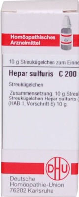 HEPAR SULFURIS C 200 Globuli 10 g Globuli